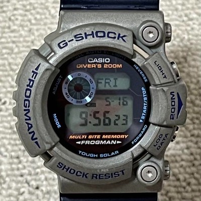 Casio G-Shock Frogman GW-200K-2 Solar Radio Digital Watch Silver