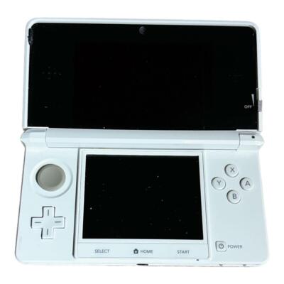 NINTENDO 3DS Handheld Game Console Pure White w/Stylus NTSC-J