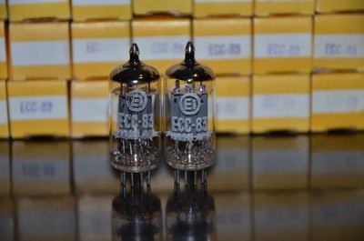ECC83 12AX7 EI Yugoslavia Telefunken Long Smooth Plates 17mm NOS