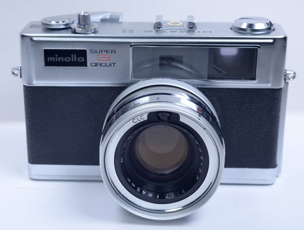 Minolta Hi-Matic 11 Super 3 Circuit Rangefinder Film Camera Rokkor