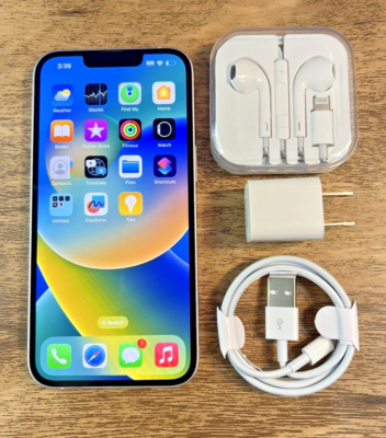 Apple iPhone 13 Mini - 128GB - Starlight (Factory Unlocked) Good