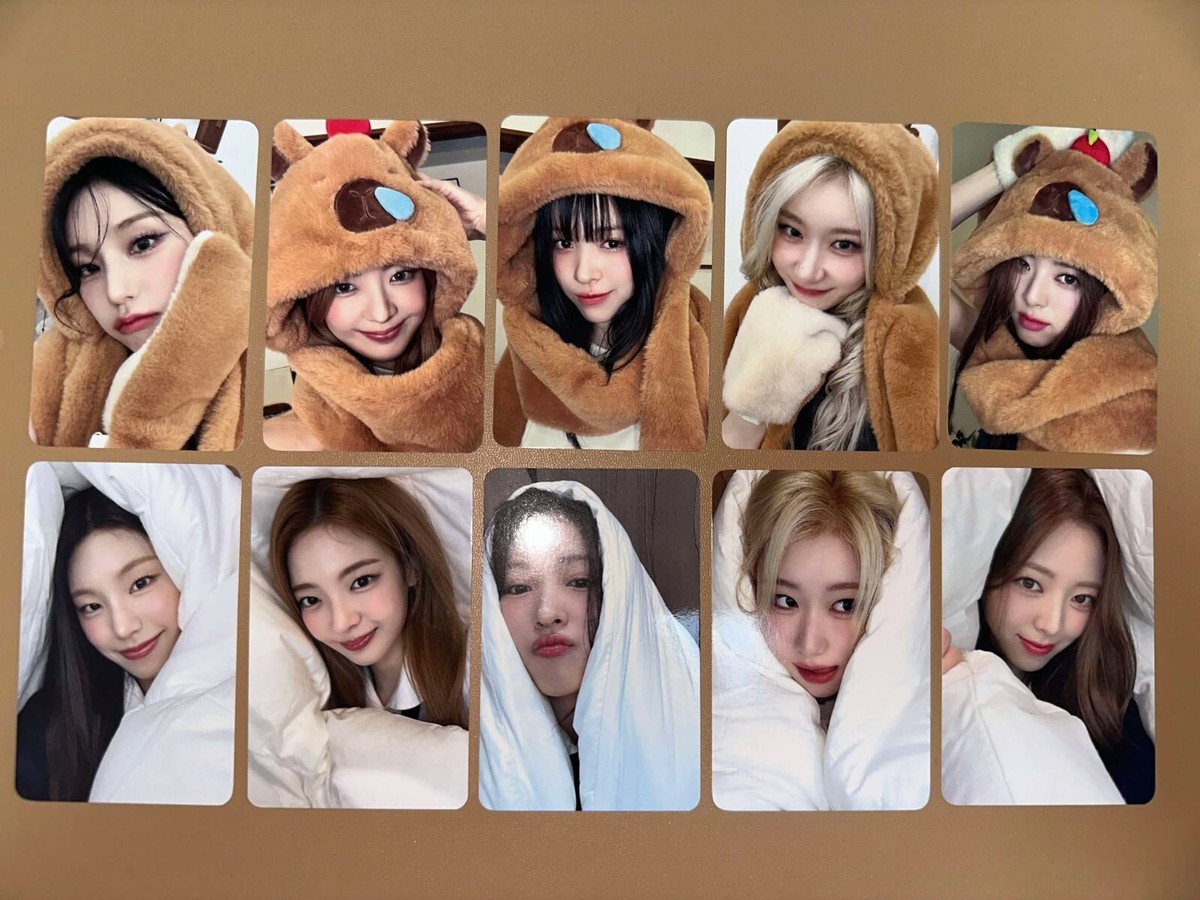ITZY OFFICIAL GOLD ALBUM MAKESTAR CAPYBARA BLANKET POB PHOTOCARD