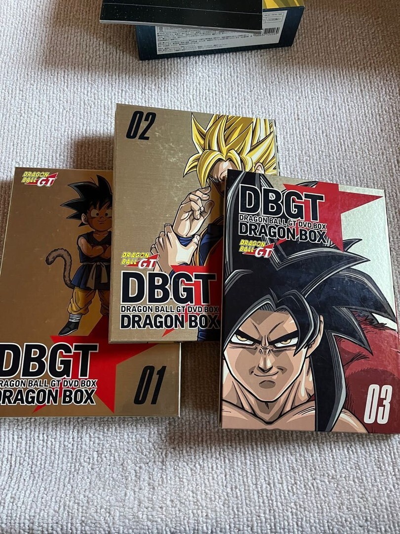 DRAGON BALL GT DRAGON BOX DBGT DVD BOX w/Dragon Rader & Anime Book