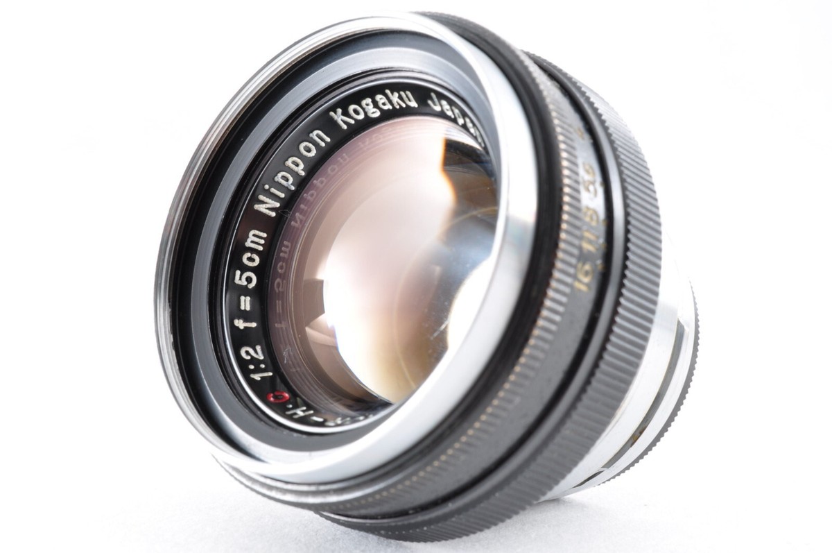 Exc+4] Nikon Nippon Kogaku Nikkor-H.C 5cm 50mm f/2 Lens S Mount