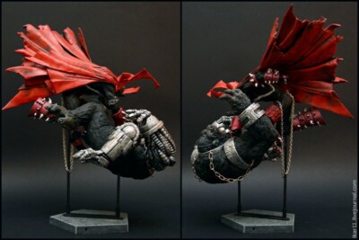 Mcfarlane Spawn vs Cy-Gor Issue 57 Cover Series 26 Art of Spawn | eBay