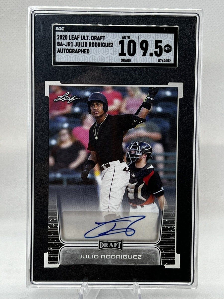 Julio Rodriguez 直筆サインカード 2020 Leaf Draft Julio Rodriguez