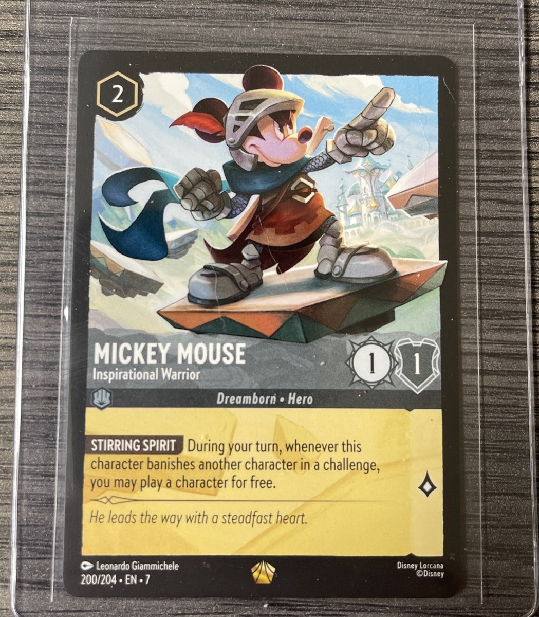 Lorcana Disney Mickey Mouse 200/204 Legendary Non-foil Archazia's
