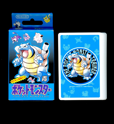ポケモントランプ ブルー カメックス 青 初期 任天堂 Blue ポケモン