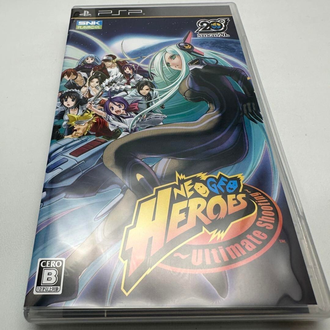 Neo Geo Heroes Ultimate Shooting PSP 2010 Game Software Action SNK