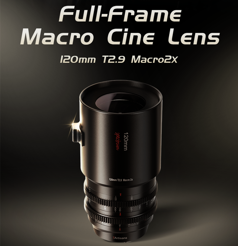 7artisans 120mm T2.9 Full Frame Macro 2x Cine Lens for Nikon Z ZFC