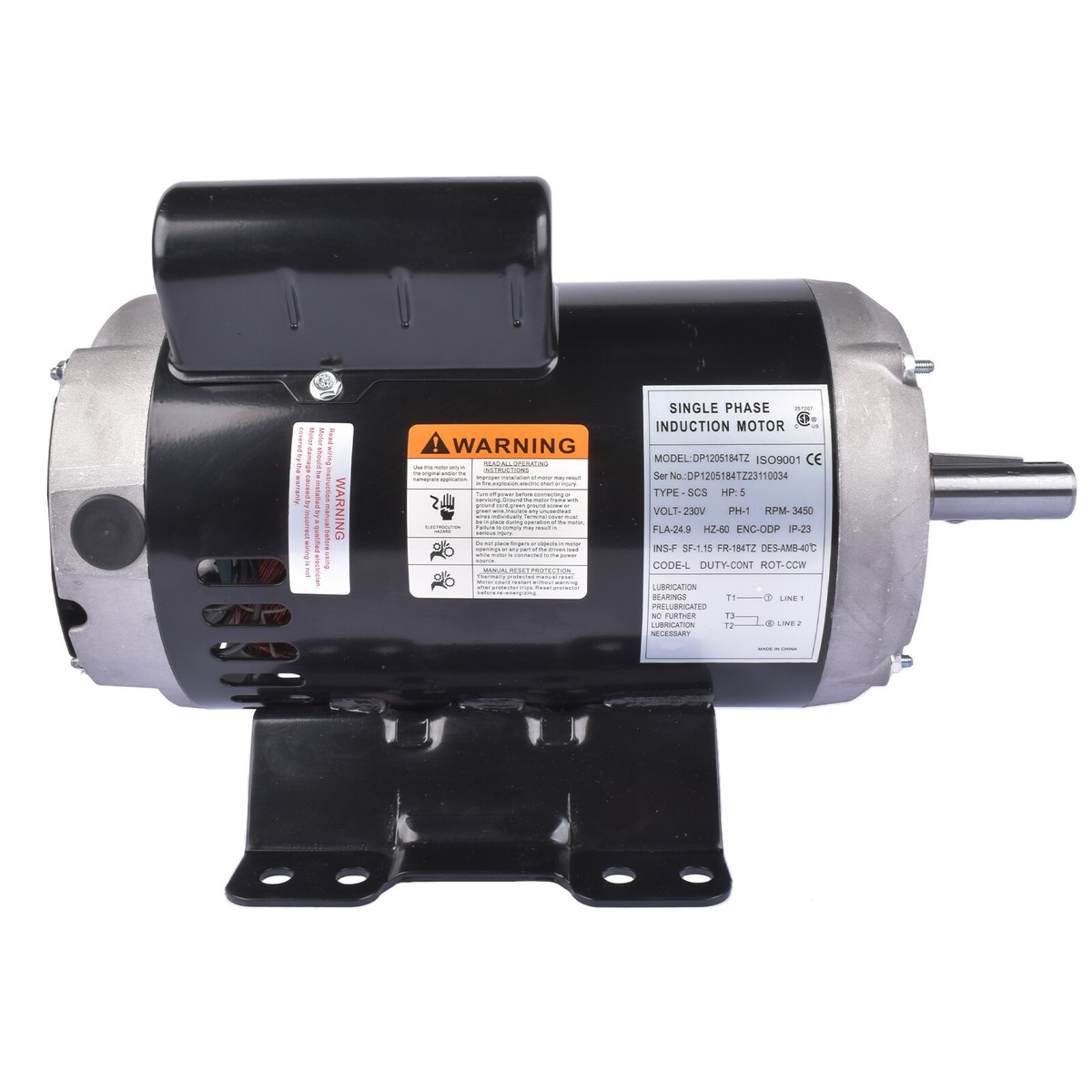 5HP Air Compressor Motor 23378805 54421193 for Ingersoll Rand 230V