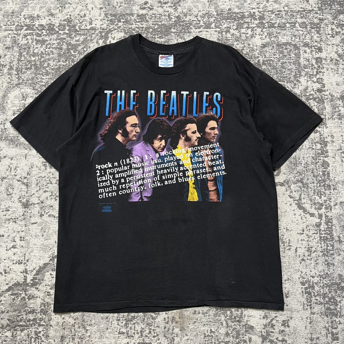 Vintage 1991 The Beatles T Shirt Double Sided Apple John Lennon