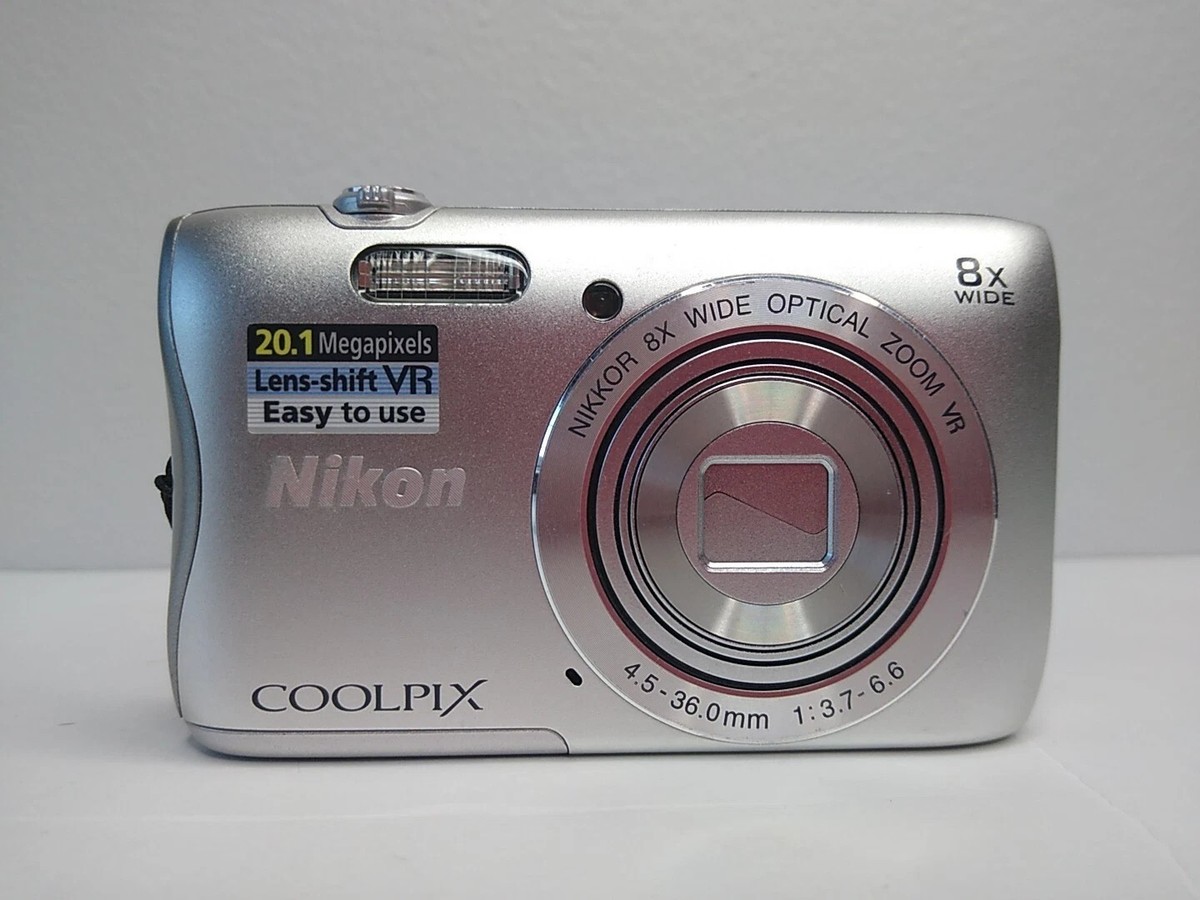 Nikon COOLPIX S3700 20.0MP 8x Optical Zoom Digital Camera Pink