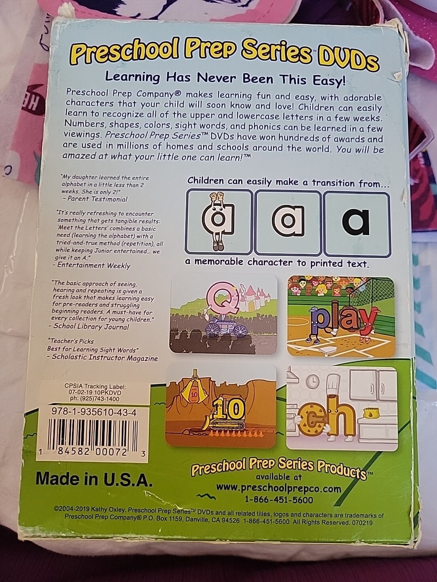 Preschool Prep Series Company Collection 10 DVD Set for sale