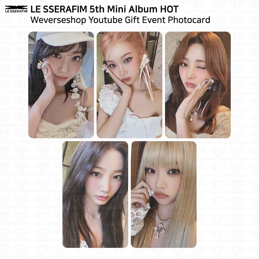 Le Sserafim 5th Mini Album HOT Weverse Shop Youtube Gift Event