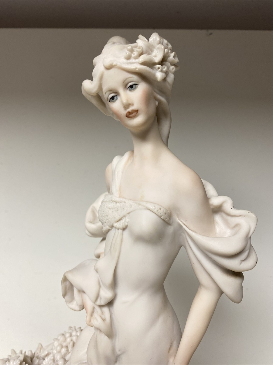 Giuseppe Armani Lady with Flower cart Figurine Statue 1985 | eBay