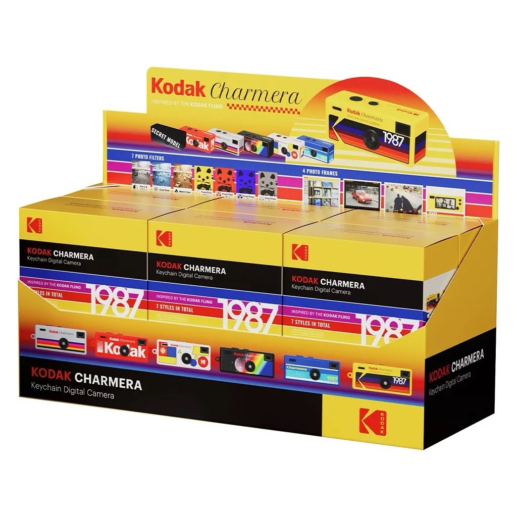 KODAK CHARMERA Keychain Digital Camera Blind Box 6 Pack PRESALE
