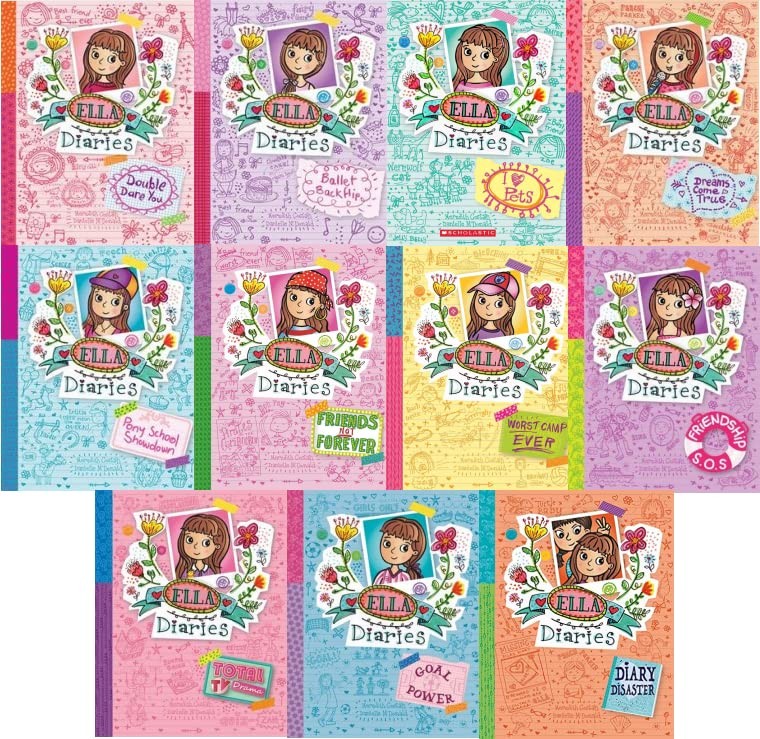 New Ella Diaries Collection 11 books Set by Meredith Costain