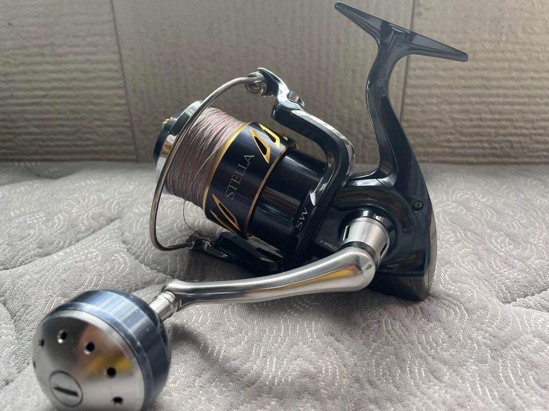 Shimano Stella SW 8000HG Spinning Reel with New Spool Excellent