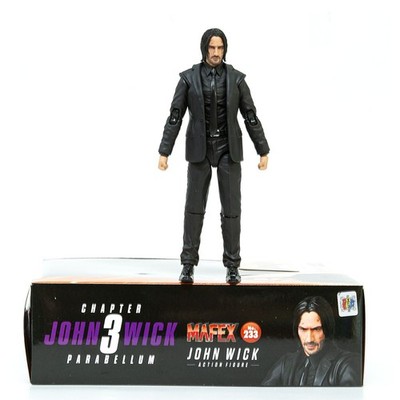 Medicom Toy JOHN WICK CHAPTER 3 Mafex No.233 Black Keanu Reeves
