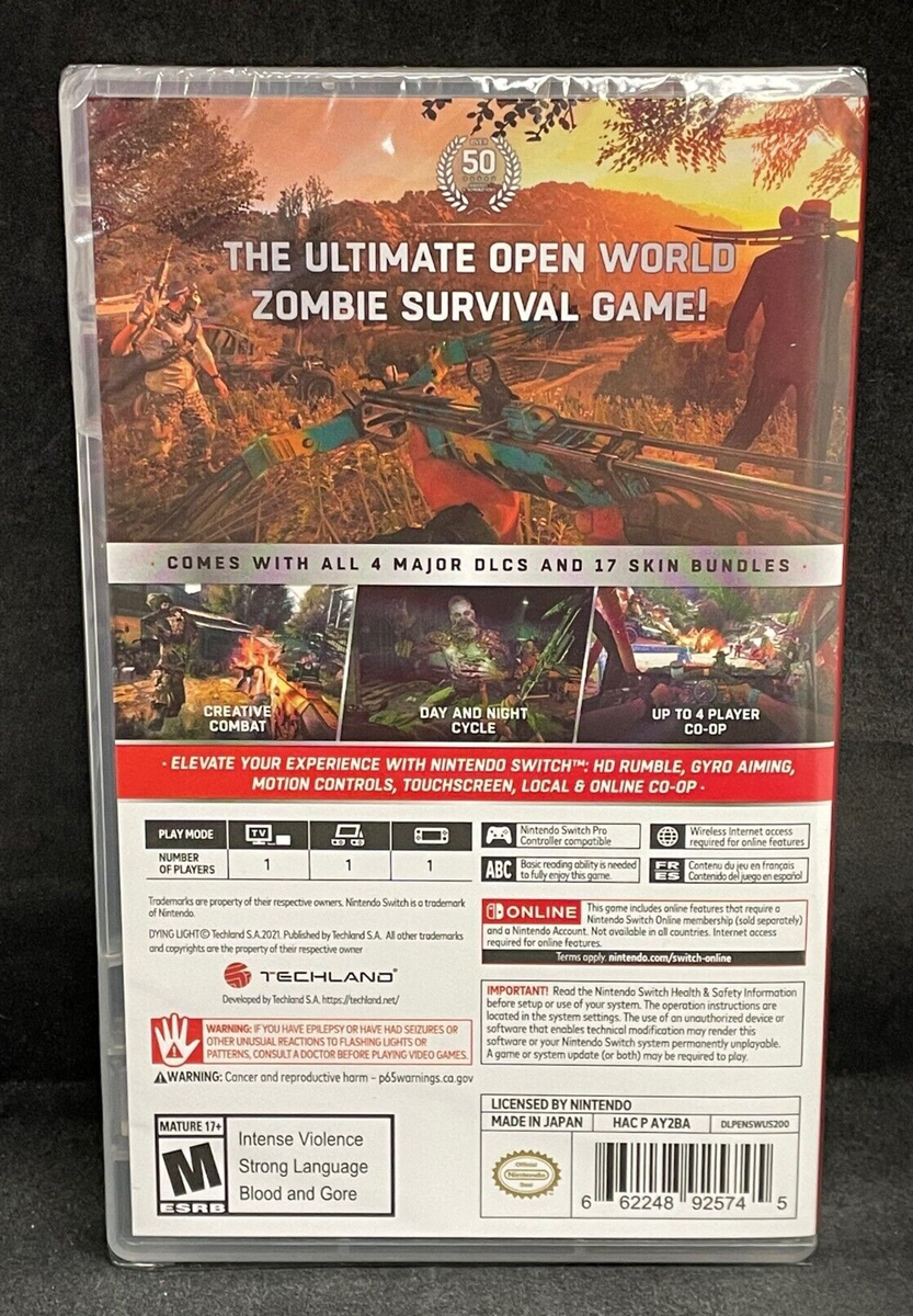 Dying Light Platinum Edition (Nintendo Switch) BRAND NEW