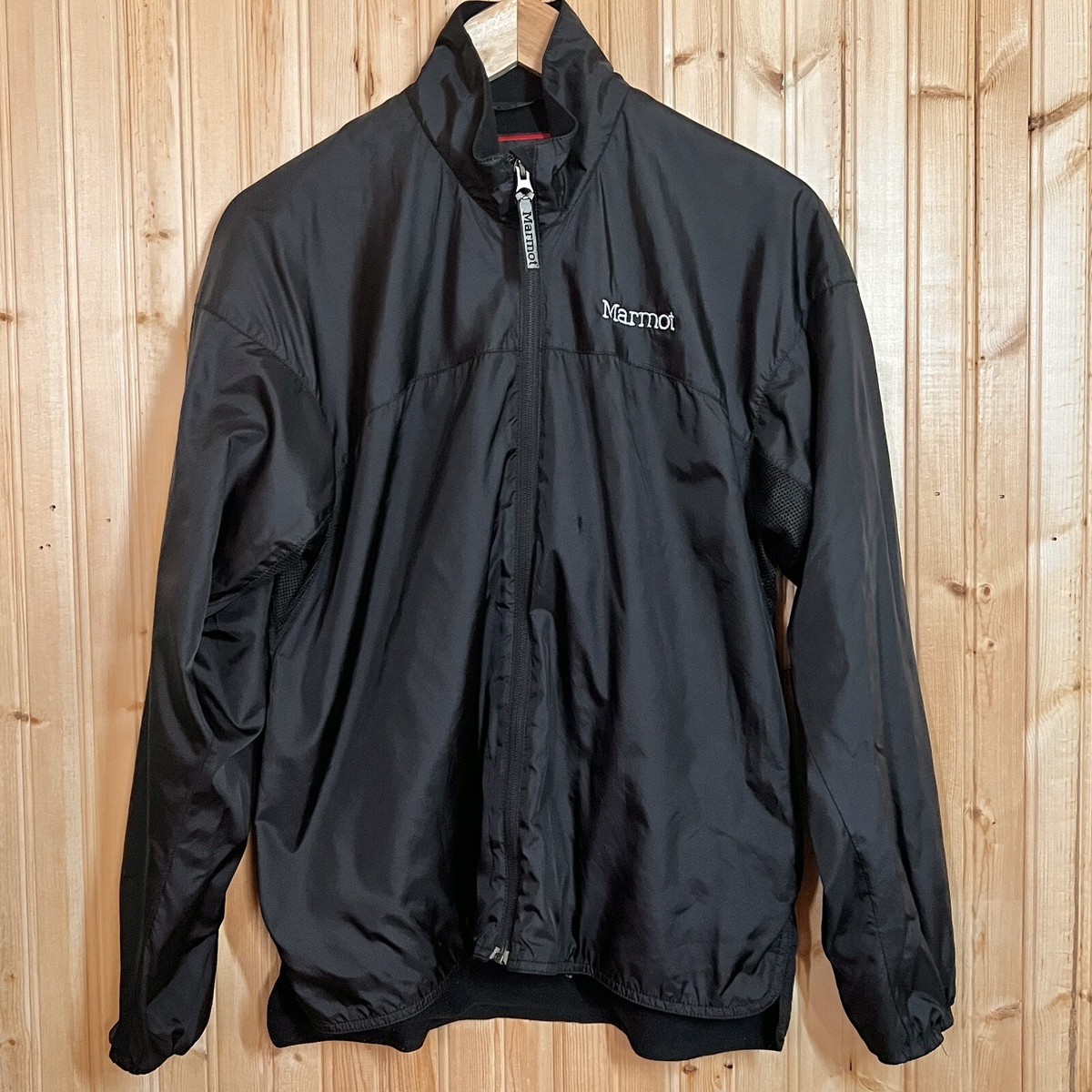 Marmot Lightweight Windbreaker Jacket Full Zip Nylon - Fleece