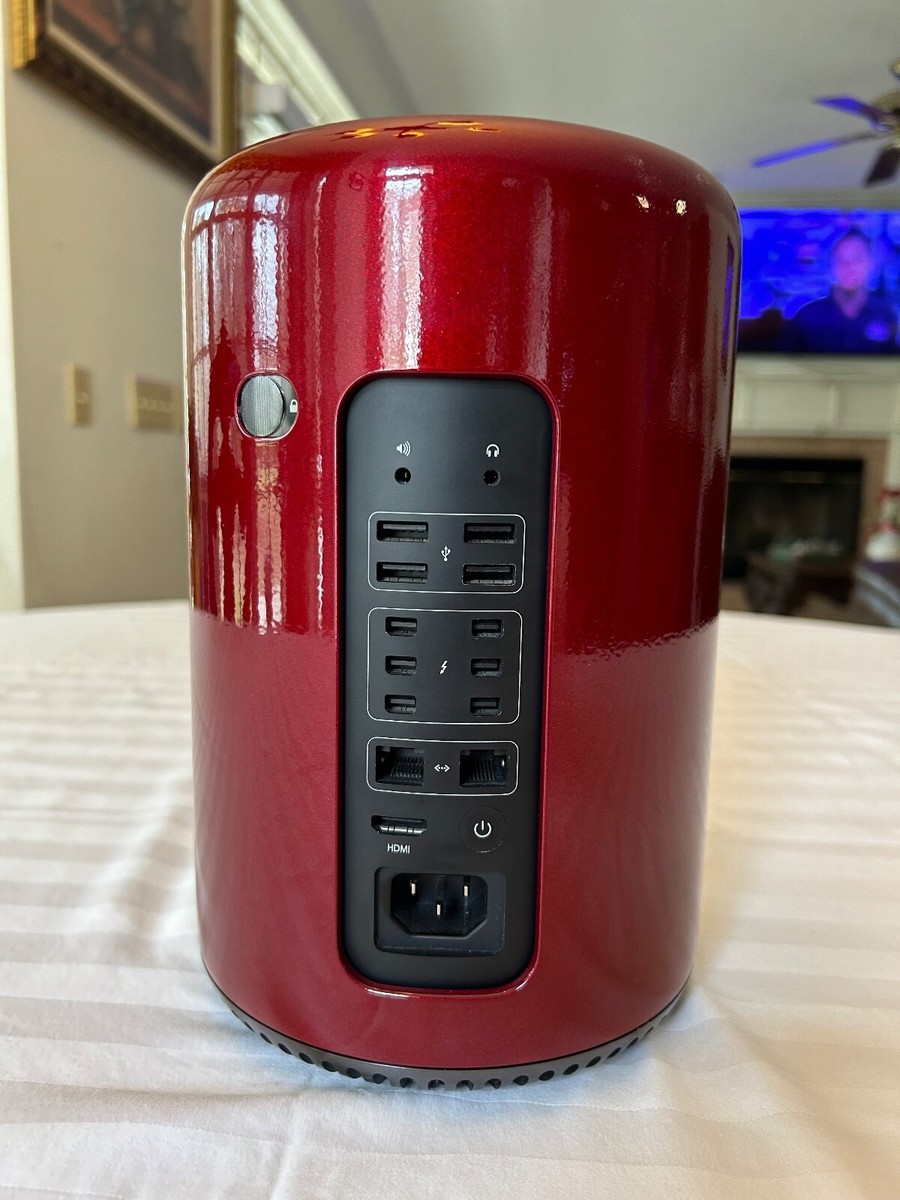 Cherry Red 2013 Apple Mac Pro 2.7GHz 12-core / 128GB / 4TB
