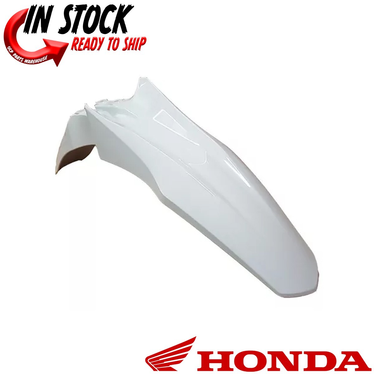 HONDA FRONT FENDER ROSS WHITE 2023-2025 XR150L GENUINE OEM NEW