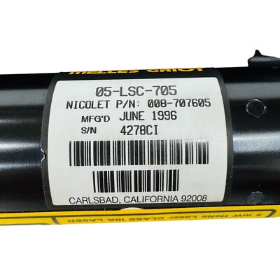Melles Griot 05-LSC-705 Helium Neon Laser Module Nicolet 008