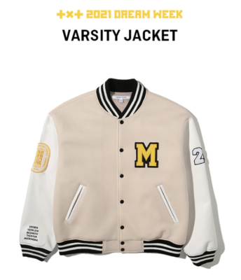TXT VARSITY JACKET MOA CAMPUS in MARCH 2021 DREAM WEEK No
