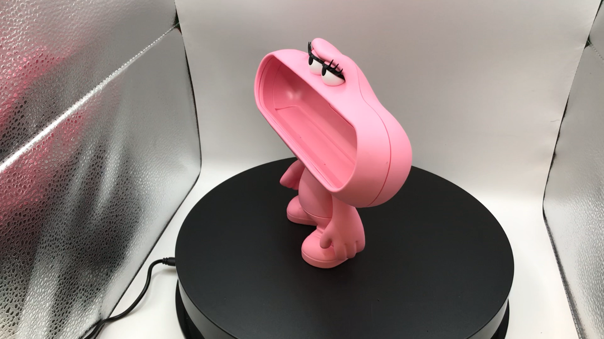 Beats by Dre Dude PINK Moveable Pill Speaker Stand Holder Figure