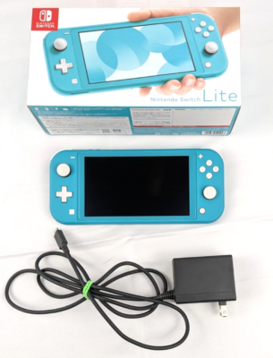 Nintendo Switch Lite Handheld Game Console turquoise W/B Region