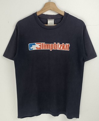 Limp Bizkit band 90s Logo Rare Design Basic Black Unisex T shirt