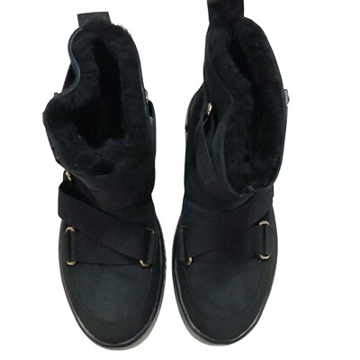 UGG Classic Boom Buckle Black Sneaker Boot Womens Size 5 | eBay