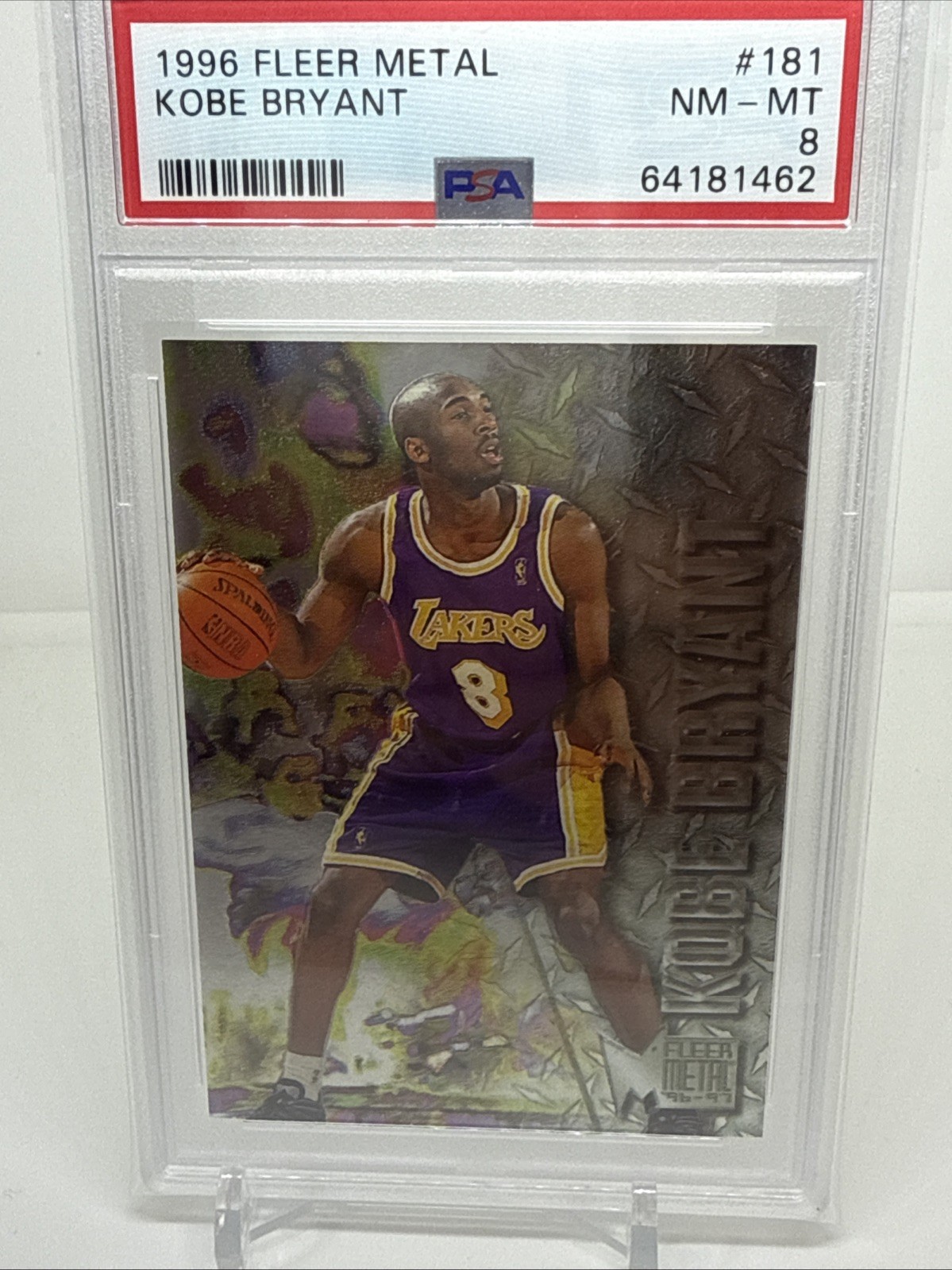 Kobe Bryant PSA 9 Rookie Kobe Bryant Rookie Card - 1996-97 Topps