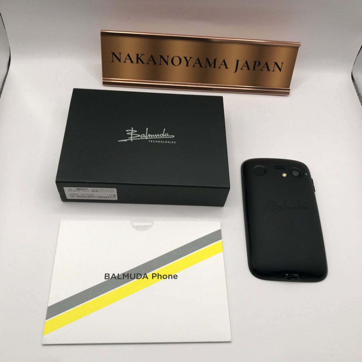 BALMUDA Phone 128GB 6GB RAM Compact Smartphone Factory Unlocked