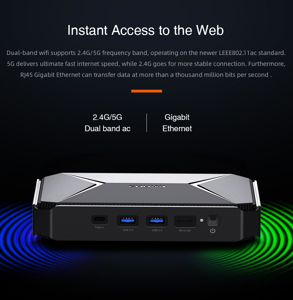 Windows 11 Home Mini PC Intel N100 Quad Core 2.7GHz 8GB RAM DDR5