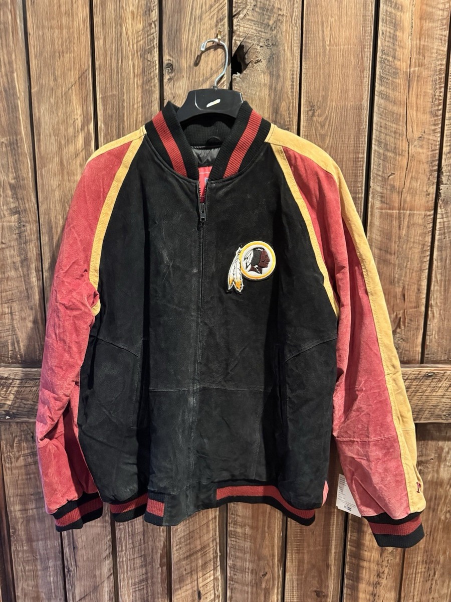 Vintage NFL Washington Redskins Leather Jacket Size XXL Brand New