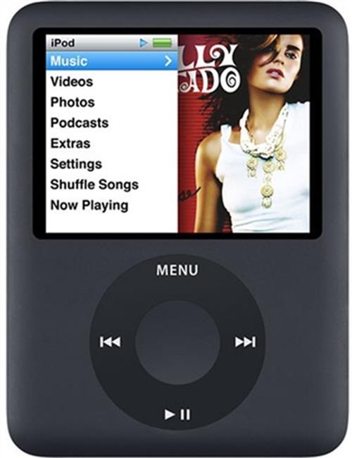 Apple iPod Nano Video 3rd Generation Gen 8GB Black - MP3 MP4 Music