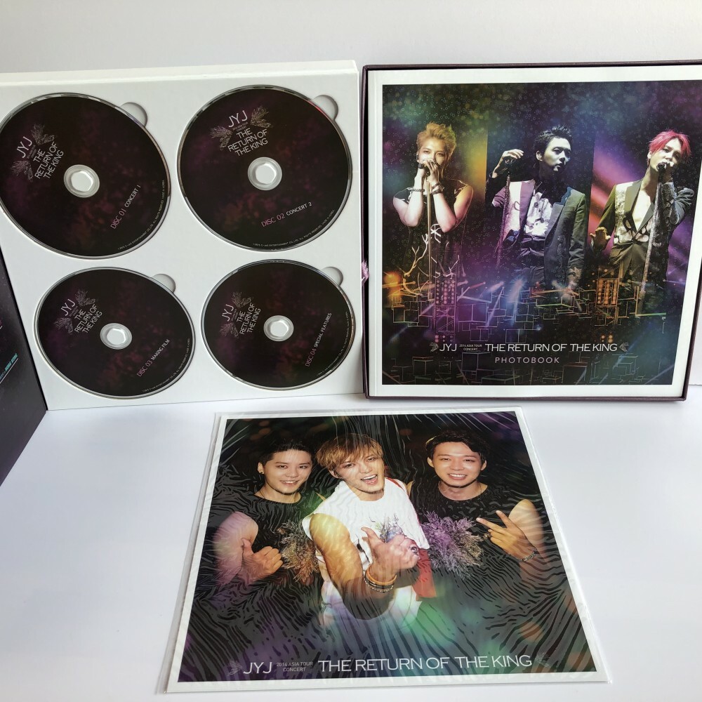 2014 JYJ Asia Tour Concert THE RETURN OF THE KING DVD+PHOTOBOOK | eBay