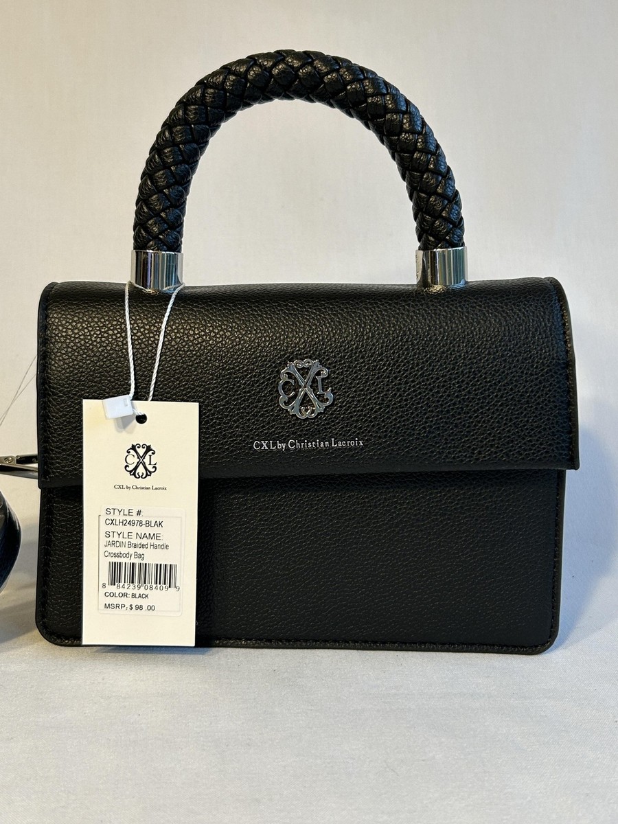 CXL by Christian Lacroix Jardin Braided Handle Crossbody Bag Purse