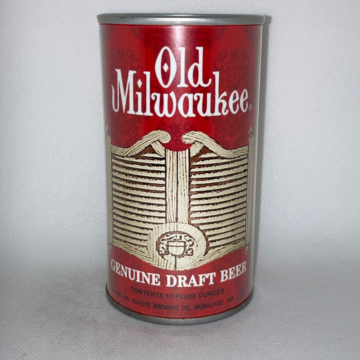 Old Milwaukee Genuine Draft REPLICA / NOVELTY beer can, paper