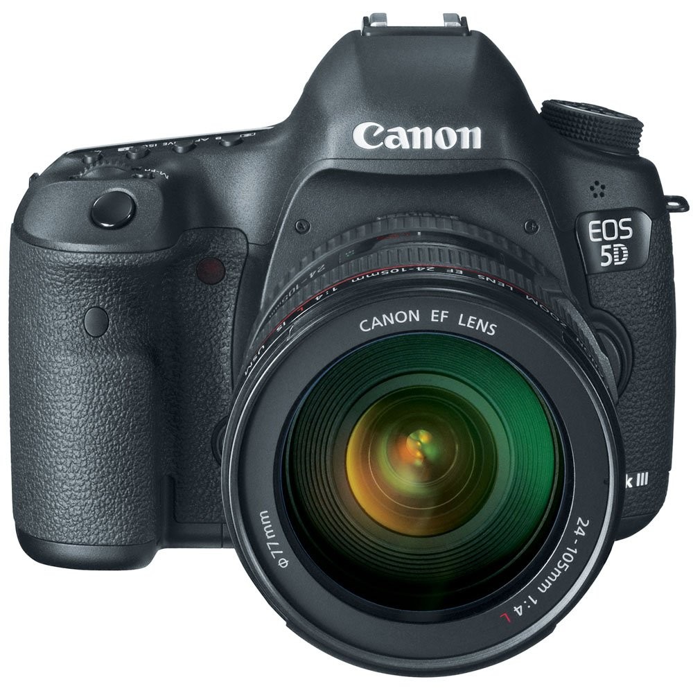 Canon EOS 5D Mark III 22.3MP Digital SLR Camera - Black (with EF L