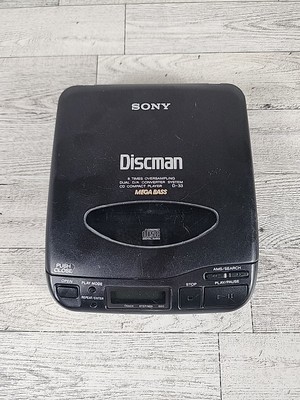 Sony D-33 Discman Portable CD Player Compact Disc Audio Untested