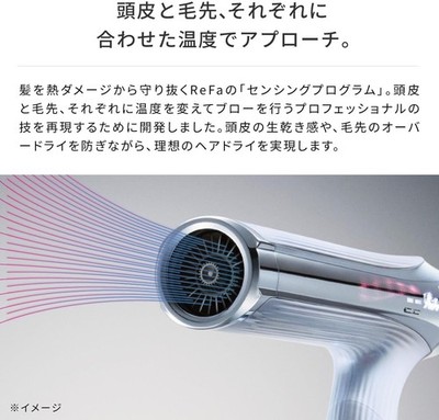 ReFa BEAUTECH DRYER SMART W (White) RE-AX-02A (AC100V-240V) Made