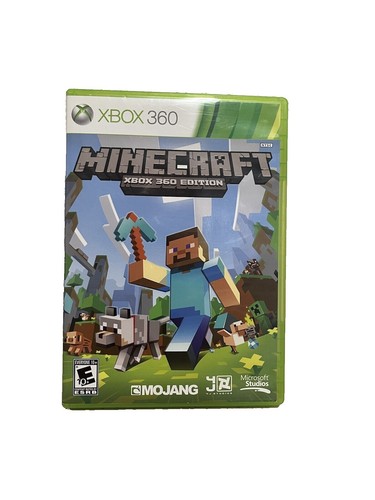 Microsoft Minecraft Xbox 360 Edition DISK, CASE AND COVER ART NO