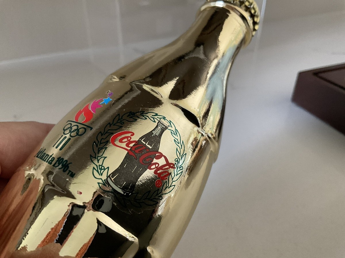 RARE Coca Cola Atlanta Olympics 100th Anniversary Set Of 3 Bottles