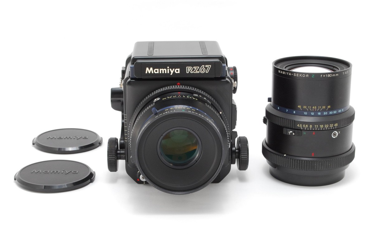 EXC+5】 MAMIYA RZ67 Pro Camera + SEKOR Z 127mm F3.8 180mm F4.5 120