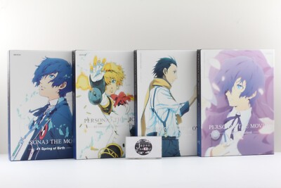 Persona 3 The Movie Limited Edition Blu-ray Complete 1-4 Set From