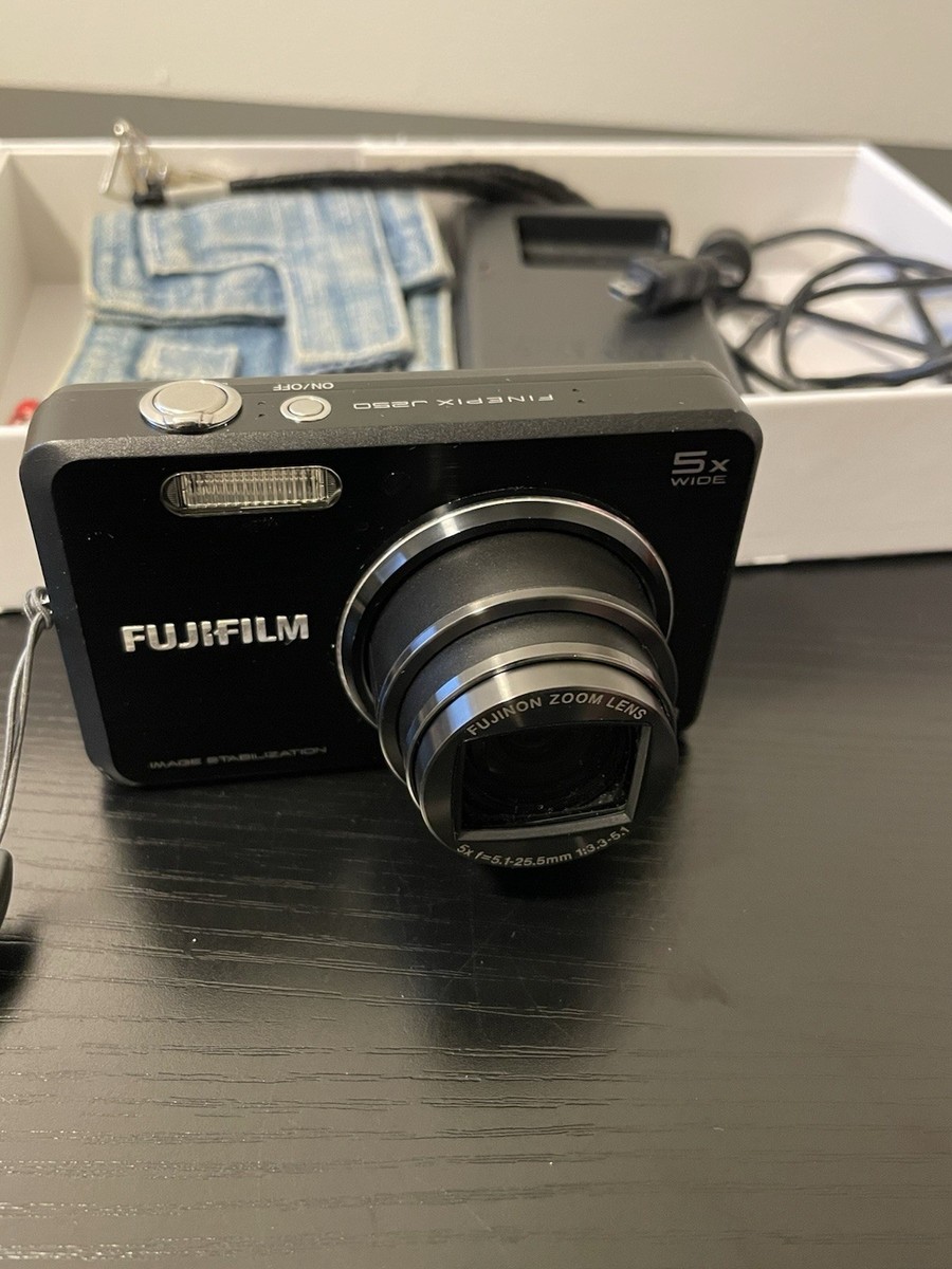Fujifilm FinePix J Series J250 10.0MP Digital Camera - Black for